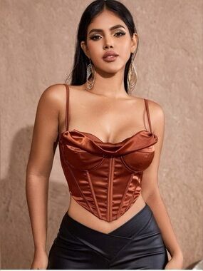 Satin Corset Top
